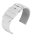 Uhrenarmband Silikon grau 18 mm