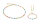 Coeur de Lion Armband Mini Cubes & Pearls Mix Gold - Rainbow