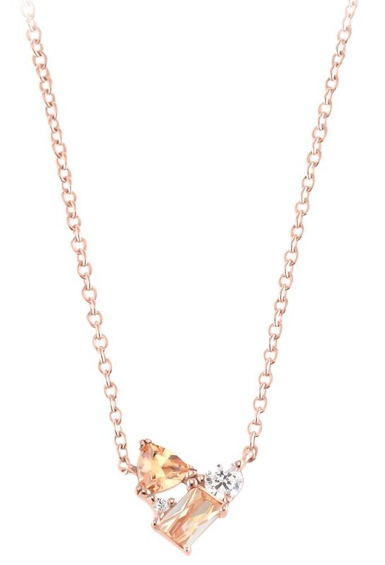 s.Oliver Halskette mit farbigen Zirkonia 925/- Sterlingsilber roségold 2036873