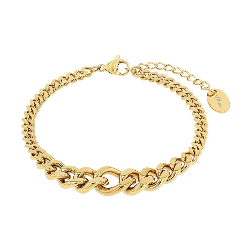 s.Oliver Armband Edelstahl goldplattiert 2039750