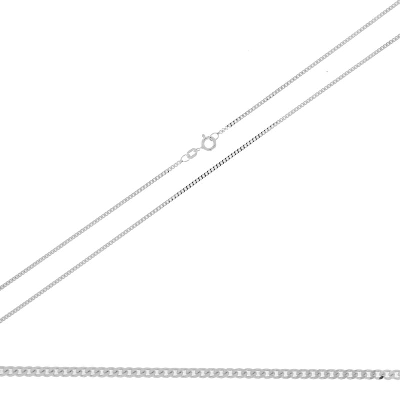 Flachpanzerkette 925/- Sterlingsilber PZ-060 70 cm