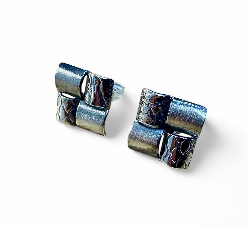 Ohrstecker 925/- Silber 10 x 10 mm