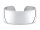 Quinn Silber Armreif , Armspange poliert 27 mm breit