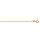 Flachpanzerkette 333/-Gelbgold 42 cm 1,1 mm