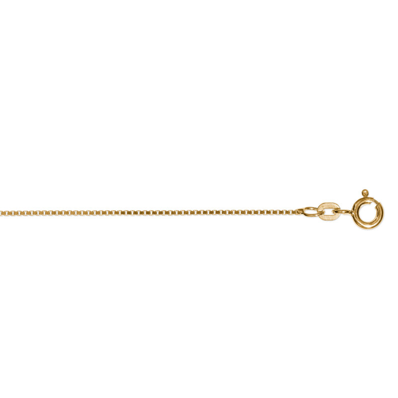 Veneziakette 333/- Gelbgold 42 cm 0,7 mm massiv