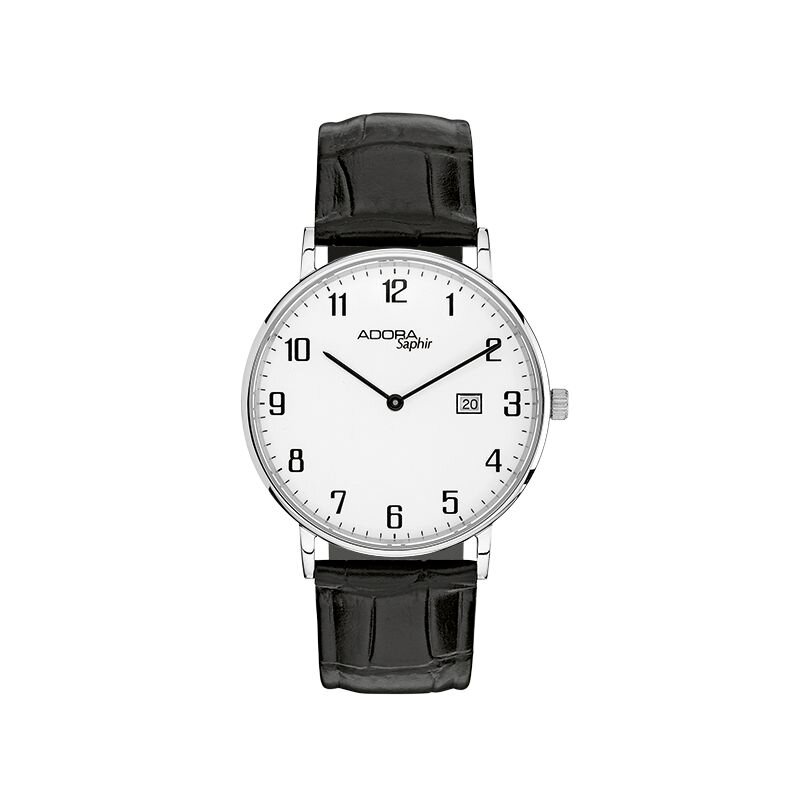 Adora Saphir Edelstahl Armbanduhr AS4774