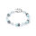 Coeur de Lion GeoCUBE® Iconic Mono Silber Armband eisblau 4020/30-2020.0
