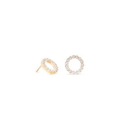 Coeur de Lion Ohrringe Sparkling Circle gold-kristall...