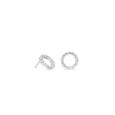 Coeur de Lion Ohrringe Sparkling Circle silber-kristall...