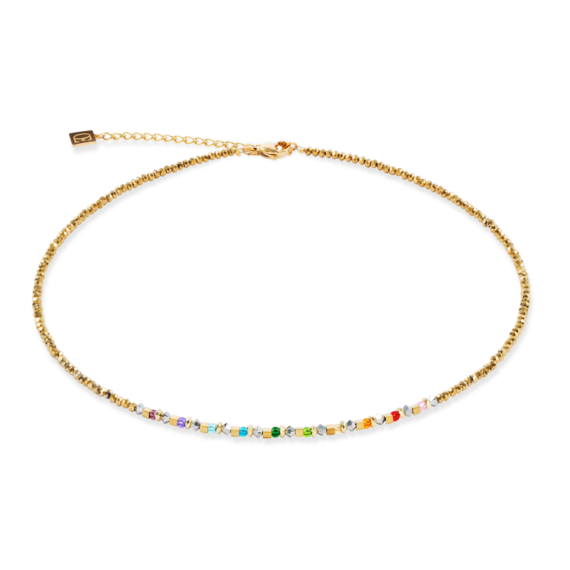 Coeur de Lion Halskette Golden Whisper Rainbow 4359101516