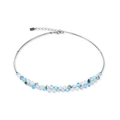 Coeur de Lion Halskette Dancing Crystals silber-blau...