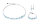 Coeur de Lion Halskette Dancing Crystals silber-blau 2038100737