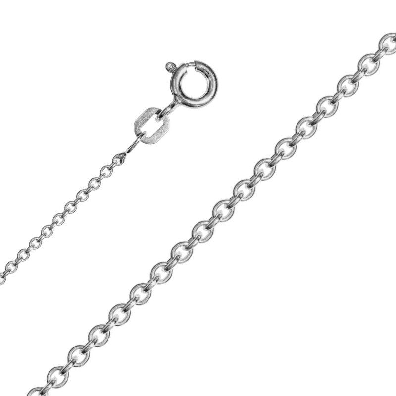 Rundankerkette 925/- Silber 45 cm 1,5 mm stark