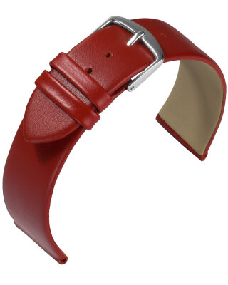 Uhrenlederband Dolly Rot 16 mm
