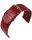 Uhrenlederband Schafnappa Rot 16 mm
