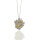Collier 925/- Silber schwarz rhodiniert,18k vergoldet Labradorit 45+5cm
