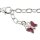 Fußkette mit Schmetterling 925/-Silber 25 cm