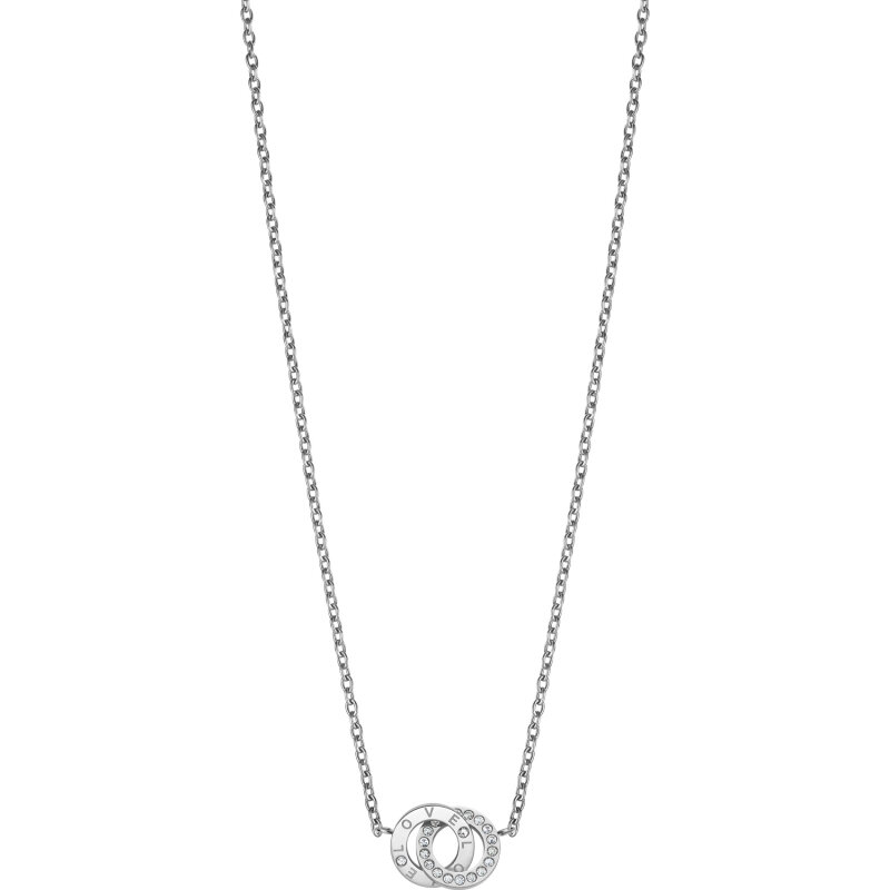 BERING Halskette Edelstahl mit Zirkoniabesatz 442-17-450