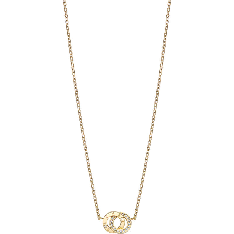 BERING Halskette Edelstahl gold glänzend mit Zirkonia 442-27-450