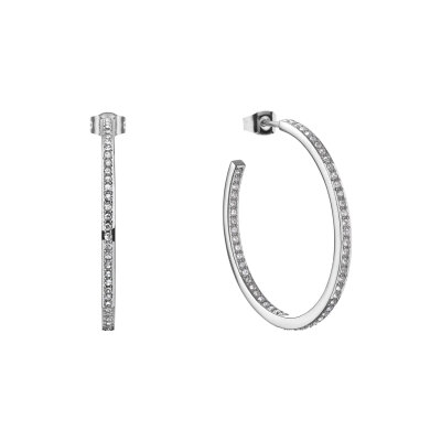 BERING Steckercreolen Edelstahl Zirkoniabesatz 731-17-05