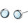 BERING Ohrstecker Edelstahl hellblauer Kristall 714-18-05