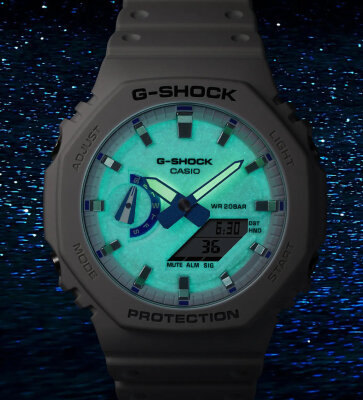CASIO G-Shock GA-2100HDS-7AER weiß