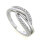 Silberring 925/- rhodiniert mit Zirkonia Gr. 60