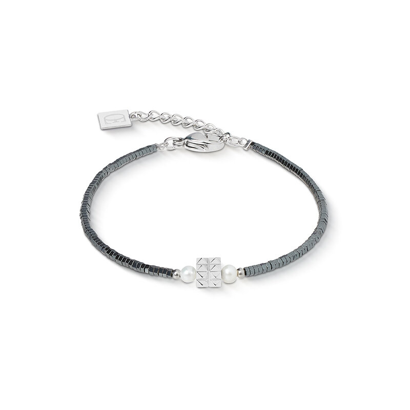 Coeur de Lion Iconic Evolution Armband Cubes meet Round 1138/30-1224