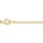 Flachpanzerkette 585/-Gelbgold FP35 45 cm 1,1 mm