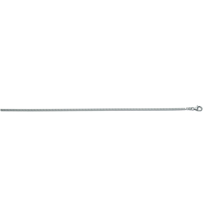 Veneziakette 336/-Weißgold 45 cm 0,9 mm massiv