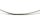 Omega Halsreif 925/- Sterlingsilber rhodiniert 45 cm 1,5 mm