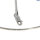 Omega Halsreif 925/- Sterlingsilber rhodiniert 45 cm 1,5 mm