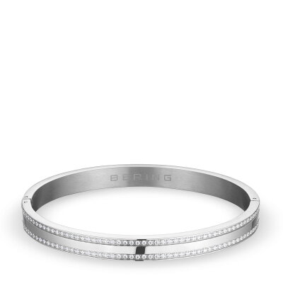 BERING Armreif Edelstahl mit Kristallen 629-17-170 Arctic...