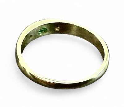 Smaragdring mit Diamanten 585/-Gelbgold Gr. 52