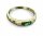 Smaragdring mit Diamanten 585/-Gelbgold Gr. 52