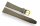 Clip Uhrenlederband Nappa mit Naht dunkelbraun 20 mm