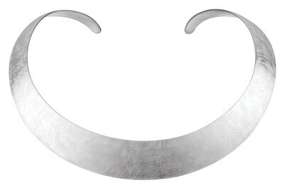 Quinn Halsreif 925/- Silber kratzmatt 17 mm breit