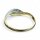 Damenring 333/- Gelb-/Weißgold Zirkonia Übergröße 74