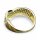Damenring 333/- Gelbgold  mit Zirkonia Pavé gefasst Gr. 55