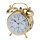 Atlanta Doppelglockenwecker mechanisch 1058-9 goldfarben