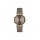 Adora Design Damenuhr bicolor AD8799 braunes Silikonband