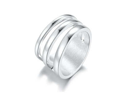 Quinn Silberring 925/-  poliert Gr. 56