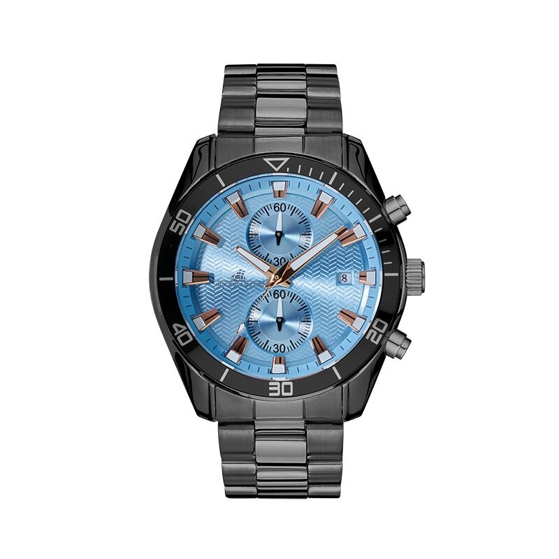 Adora Nautic Chronograph AN2407 Edelstahl IP gun