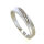 Silberring 925/- rhodiniert mit Zirkoniastreifen Gr. 52