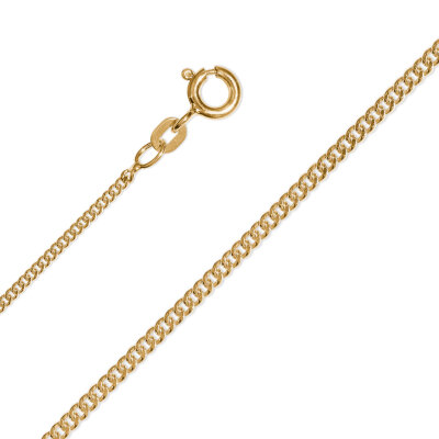 Flachpanzerkette 333/-Gelbgold 45 cm 1,7 mm