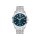 Adora Saphir Armbanduhr AS4866 petrolfarbenes Zifferblatt Multifunktion