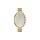 Adora Design Damenuhr Oval gewölbt IP-Gold AD8846