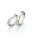 Collection Ruesch Trauringe White Style Steel & Gold Elegance 88/25010 + 88/25020