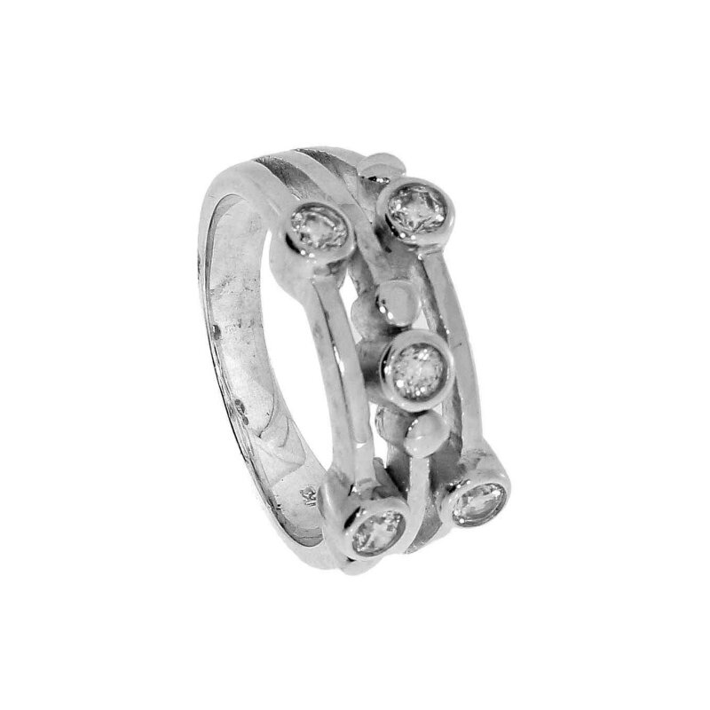 Damenring 925/-Sterlingsilber mit Zirkonia Gr. 54