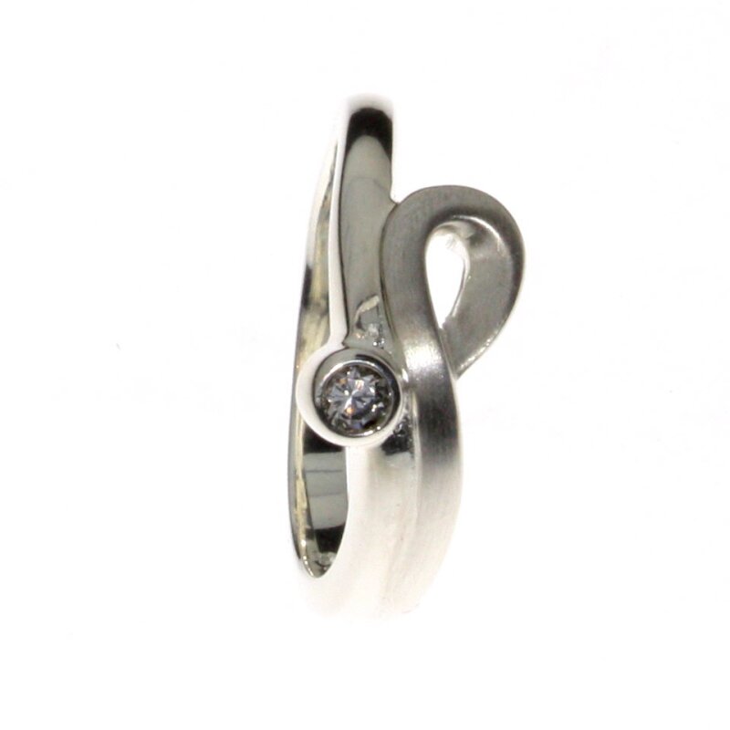 Damenring 925/- Zirkonia Gr 54